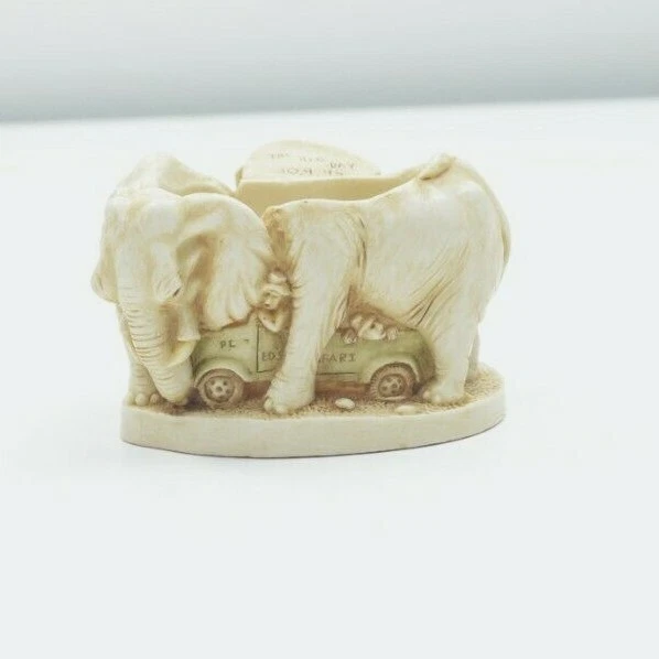 Harmony Kingdom ED'S SAFARI THE BIG DAY Elephant Trinket Box - No top