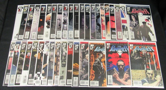 Punisher (2001, Marvel Knights Series) Garth Ennis #1-37 Run Complete Set BT809