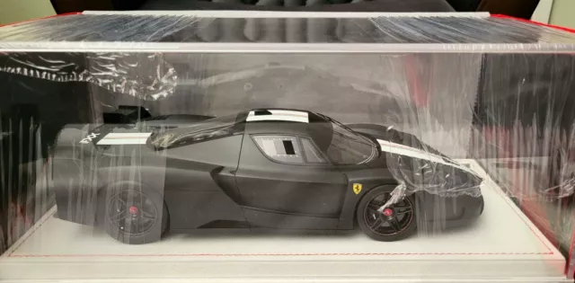 1:18 BBR Ferrari FXX Black w/stripes Special Edition for Raceline Models #08/15