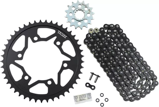 Vortex OES Original Equipment SX3 Black Chain & Sprocket Kit (CK6453)