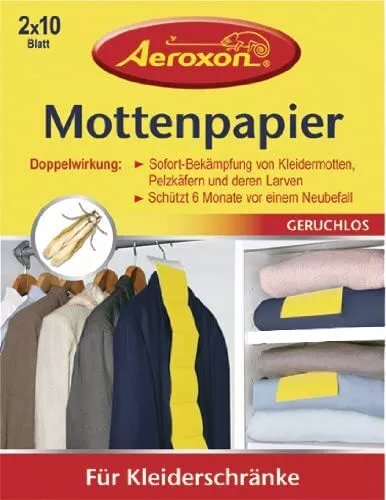 Aeroxon Mottenpapier 20er