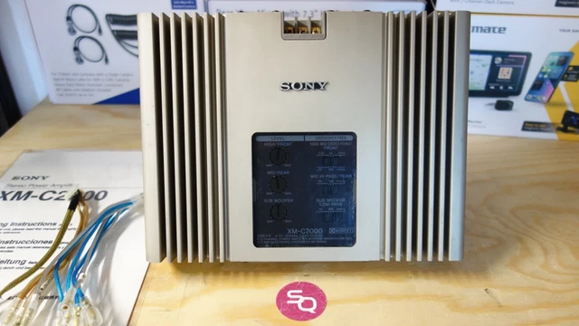 SONY XM-C2000 RARE Old School SQ 6-Channel Amplifier Upgraded. Made In ...