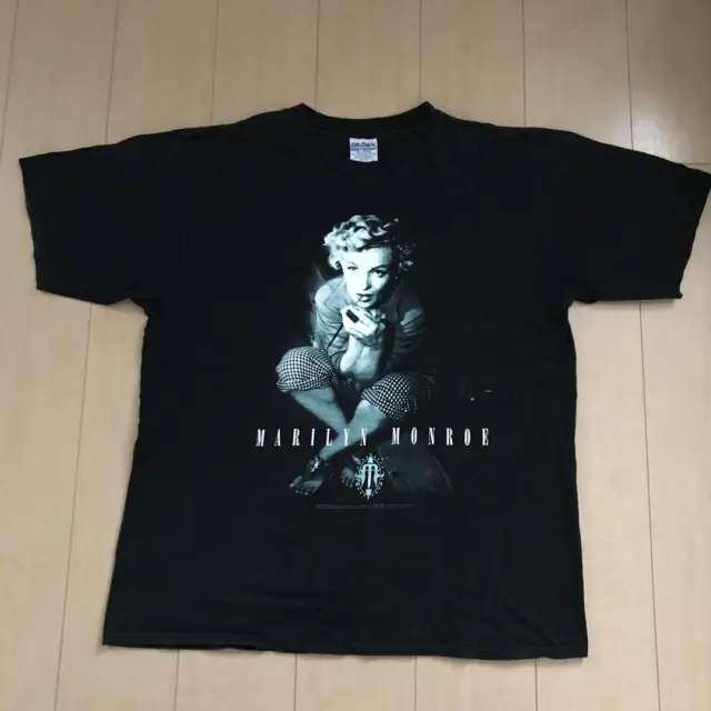 Marilyn Monroe 1995 vintage gildan black size XL cigarette men's T-shirt rare