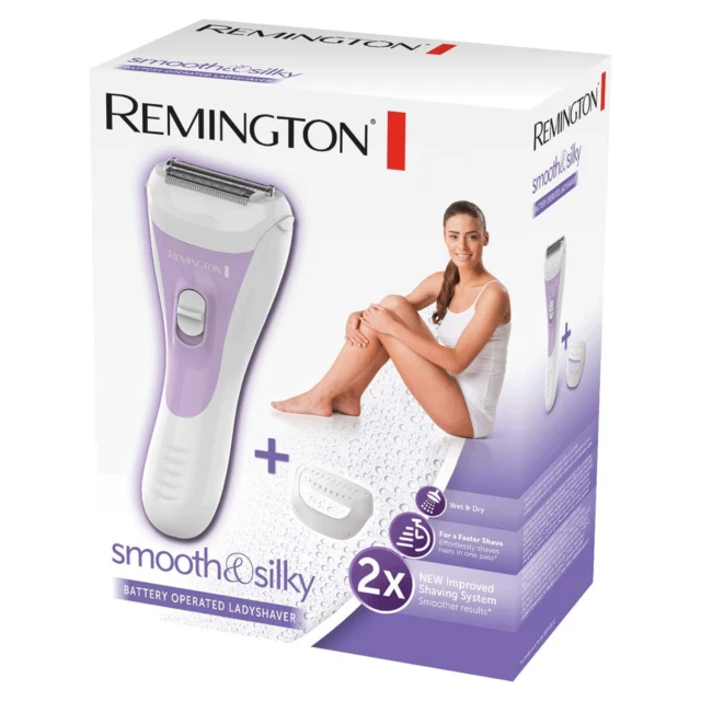 Afeitadora y accesorio de bikini inalámbrico húmedo y seco para dama Remington WSF5060