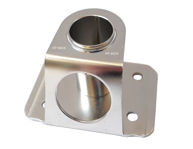 Embase (Platine) Ronde Orientable 25mm Angle de 90° à 50° INOX 316 - A4
