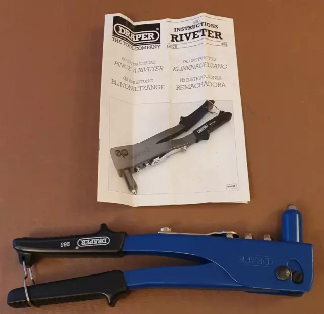 Remachado de mano DRAPER 265 en excelente estado