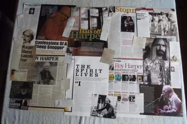 Roy Harper - Magazine Cuttings Collection - Clippings, Photos, Articles X42.