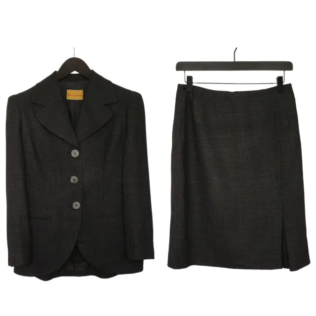Women Ossola Suit Top & Skirt Vintage 90's Size D38 IT44 US10 FR42 GB12 QEA691
