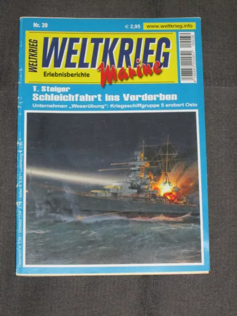 Landser / Weltkrieg Marine Nr. 39 "Schleichfahrt ins Verderben" - Zustand 2