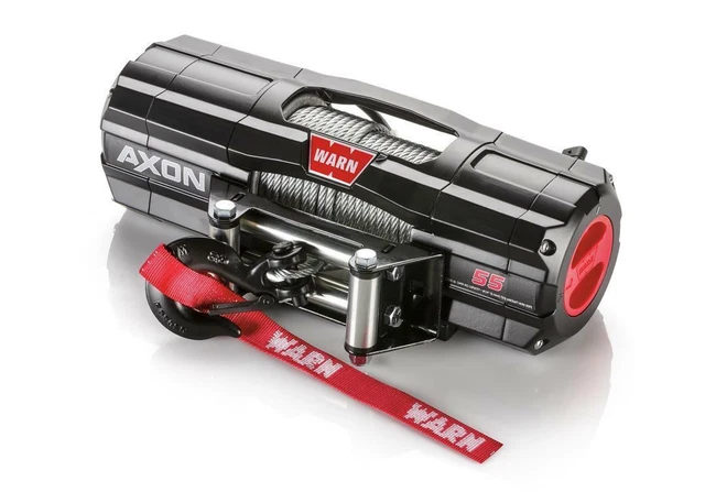 Warn 101155 Axon 55 Powersports Treuil 50 FT De 1/4 " Acier Câble Corde 5,500lbs