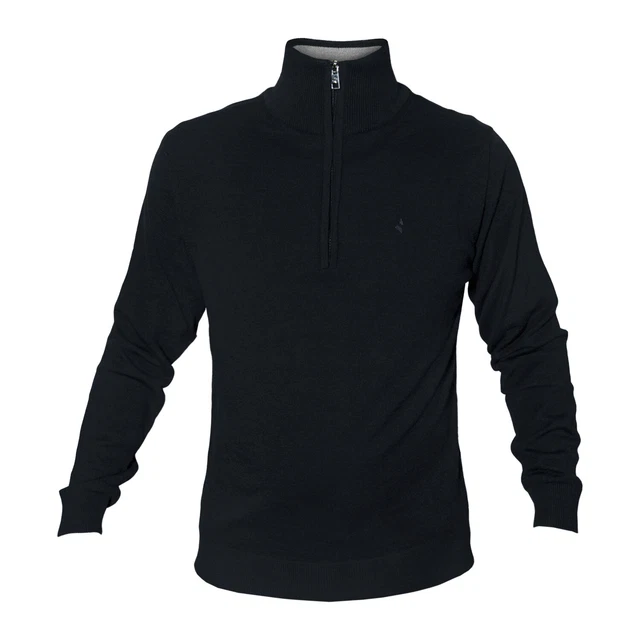 Maglione Uomo NAVIGARE Misto Lana Merino Mezza Zip Vari Colori Art.220317