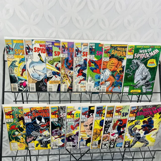 Web of Spider-Man 80-81 85 87 89 91 92 95 99 100 105-106 108-110 112 116 Lot