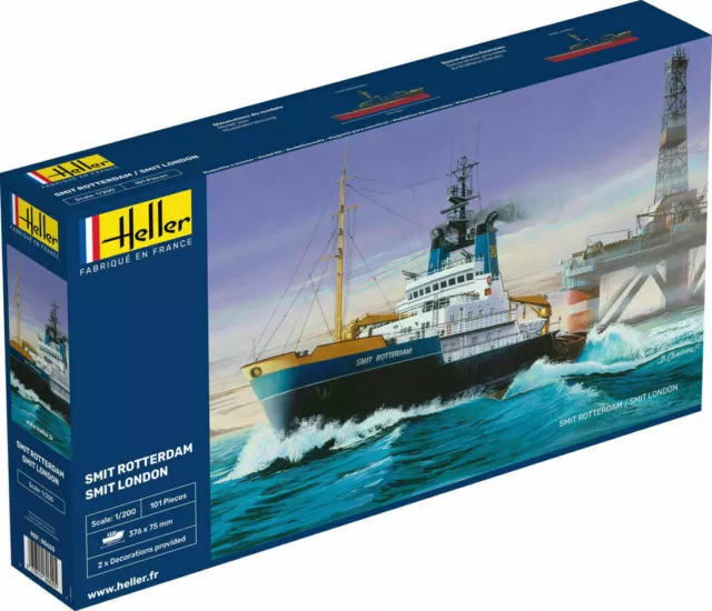 Heller Bausatz Smit Rotterdam / Smit London Schlepper 1:200 Model Kit Art. 80620