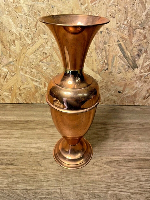 Grand Pichet / carafe / vase || Fabriqué en Angleterre L || cuivre et laiton vintage - France