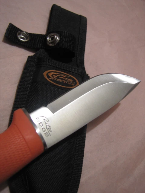 Right Edge Hunting Knife With Case~ew~