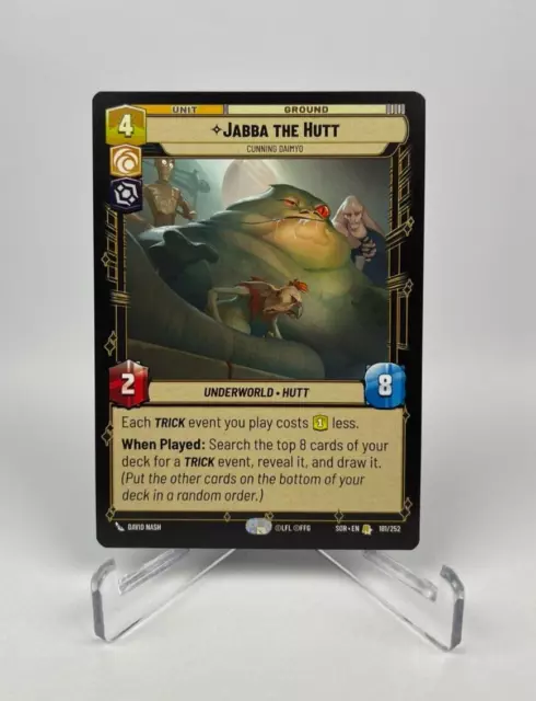 Jabba The Hutt (181/252) - Star Wars Unlimited TCG - [RARE]