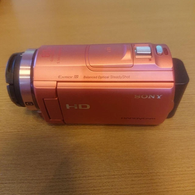 SONY HANDYCAM HDR-CX535 Pink Full HD Camcorder 32GB Tested Working