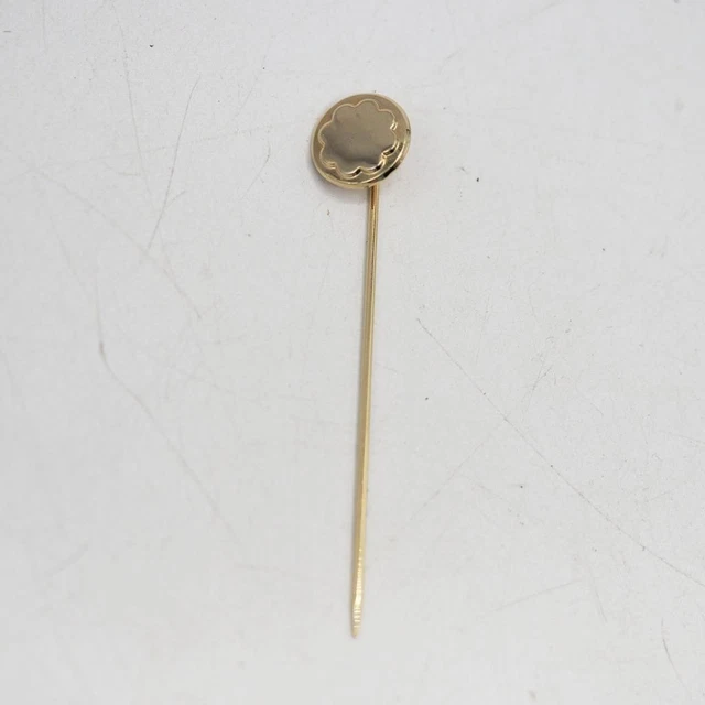Broche Vintage Claude Montana - Logo En Métal Doré, Bijou Authentique Des Années 80/90