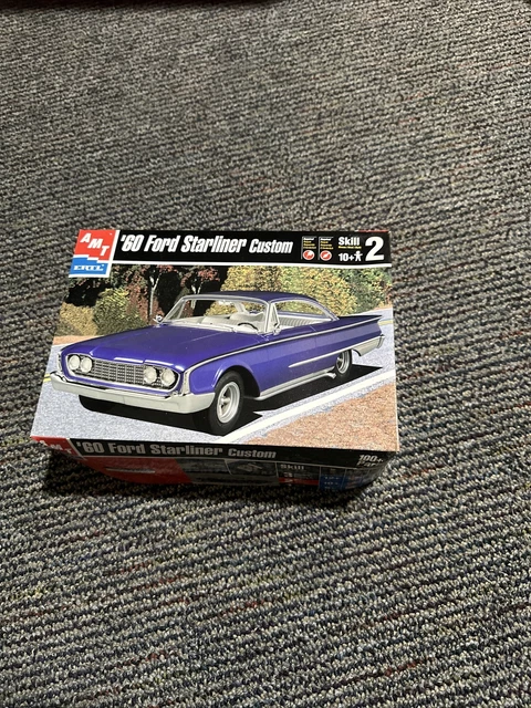 AMT ERTL ‘60 Ford Starliner Custom Model Kit 1:25 Open Box, Sealed ...