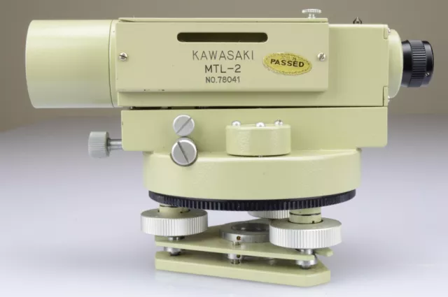 Kawasaki MTL-2 Livella Topografica Ottica da Cantiere N°78041 Made in Japan 70s Kawasaki MTL-2 Livella Topografica Ottica da Cantiere N°78041 Made in Japan 70s