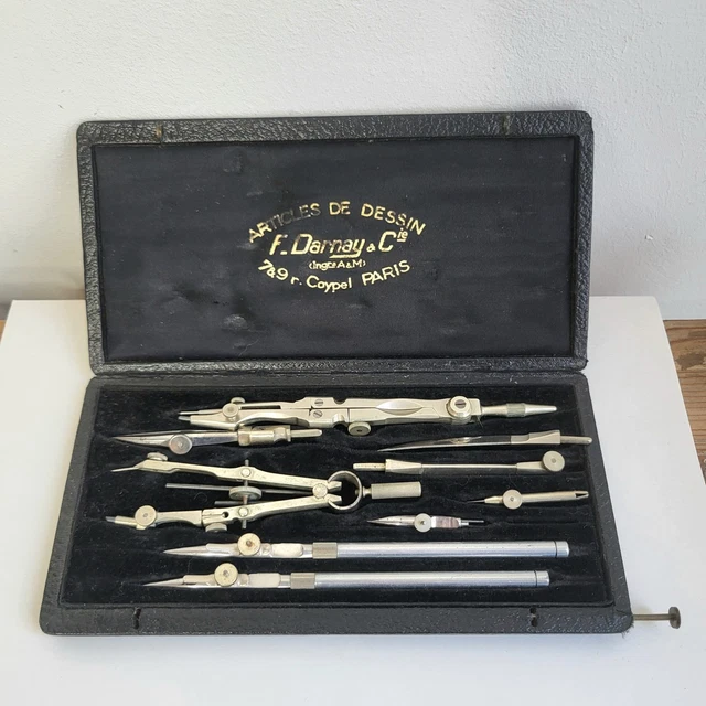 ANCIENNE BOITE A COMPAS et ACCESSOIRES JT 123 EUR 19,00 - FR