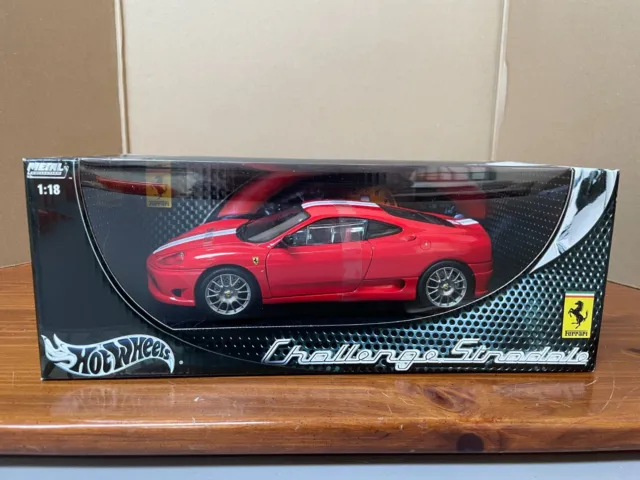 VINTAGE HOT WHEELS  Ferrari Challenge Stradale  1/18 Scale UNOPENED BOX