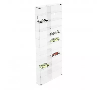 E-370 BAC  Vitrine en plexi transparent ˆ 10 Žtages et 2 compartiments (Žchelle