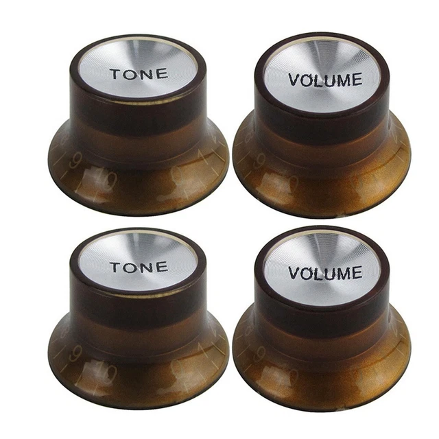 4 Guitare Électrique Chapeau Haut Volume&tone Boutons for Gibson Epiphone Les