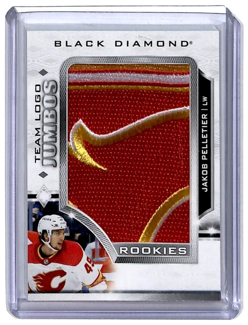 2023-24 BLACK DIAMOND Rookie Team Logo Jumbo Jakob Pelletier RC (SebLar ...
