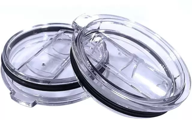 2 Replacement Lids for 30oz Stainless Steel Tumbler Travel Cup - Fits OF Inner d