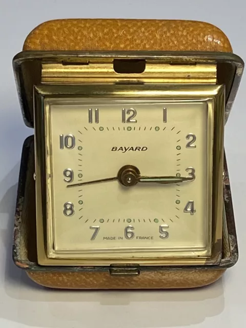 1960’s “BAYARD” French Mechanical Move, Alarm Clock in Working Order, Keeps Time