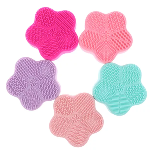 Silicone Makeup Brush Cleaner Pad Make Up Washing Foundation Brush Cleaning -7H