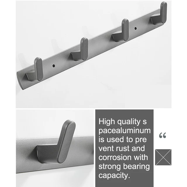Clothes Hat Living Room Coat Rack Hanging Towels Key Wall Mounted Multi Hooks