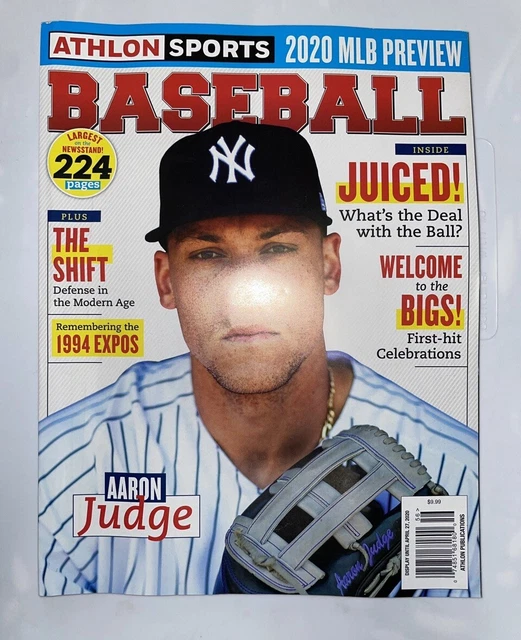 ATHLON BASEBALL MAGAZINE Aaron Judge Cover 2020 224 Pages NEWSTAND NEW