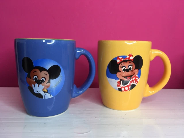 VINTAGE MICKEY MOUSE And Minnie Mouse Disneyland Paris Mugs 10 00 vintage-mickey-mouse-and-minnie-mouse-disneyland-paris-mugs-10-00