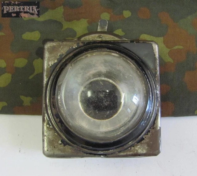 Lampe Torche De Signalisation Vintage Pertrix 685 – Made In Germany Années 70, Gris/bleu