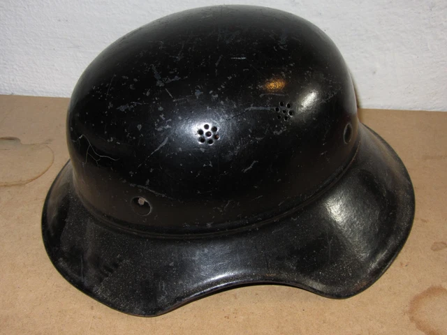 Stahlhelm M 34 Gladiator 68 / 60 Luftschutz Wehrmacht Weltkrieg Feuerwehr
