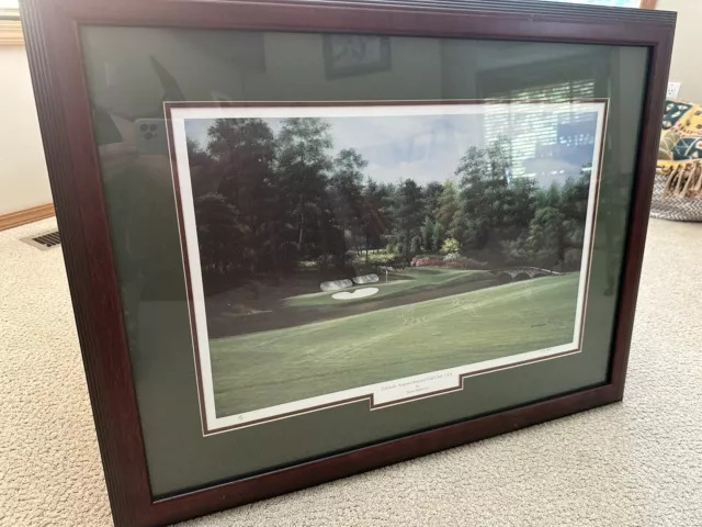 Golf course art print