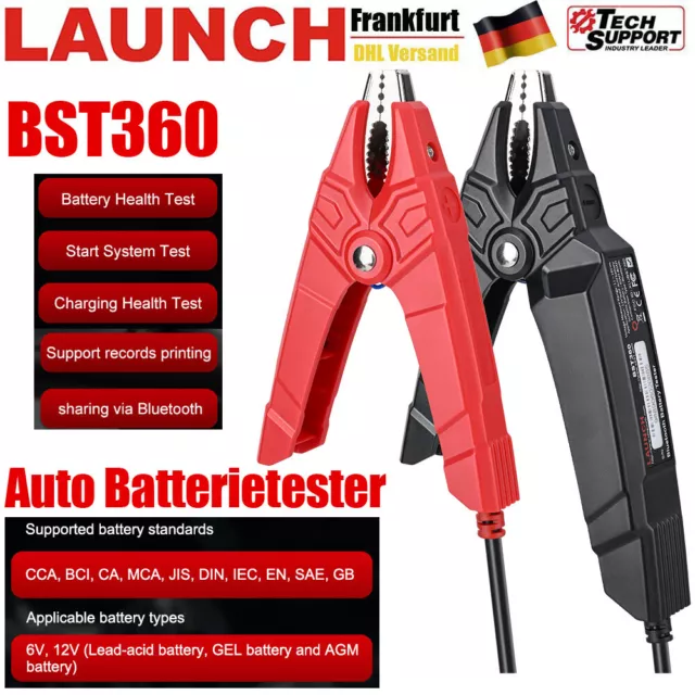Launch BST360 Bluetooth Batterietester 6/12V Batterieprüfer für X431 Scanners