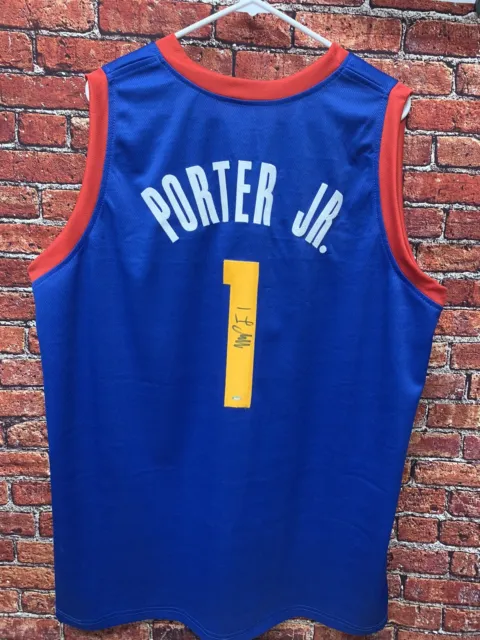 Michael Porter Autographed Signed Custom Denver Nuggets Jersey OKAuthentics Holo