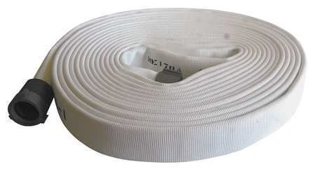 Jafline G51h2lnw50n Fire Hose,50 Ft. L,Wht,2" Dia,Rocker Lug