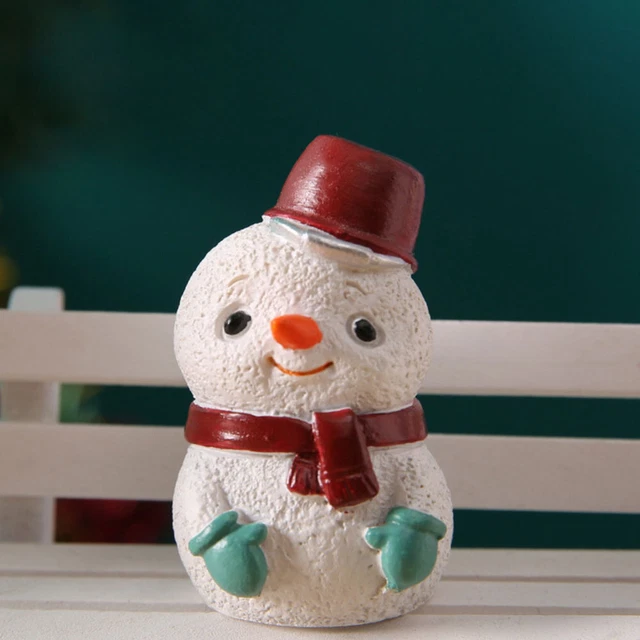 5pcs Weihnachtsdekoration Snowman Deer Santa Claus Weihnachtsbaum Bärenform 7