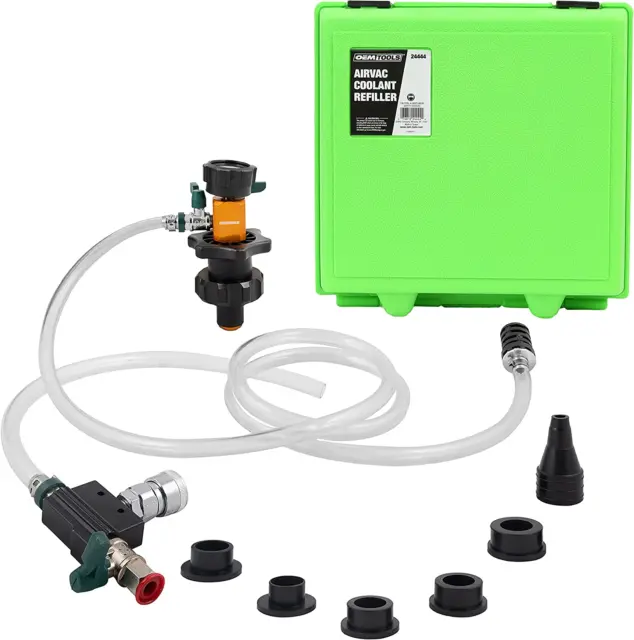 OEMTOOLS 24444 Coolant System Refiller Kit, 5 Adapters, Eliminate Trapped Air, T