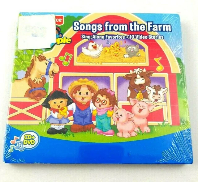 FISHER PRICE LITTLE PEOPLE Songs from Farm CD + DVD 2 disc set songs NEW