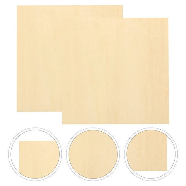 20 piezas tablas cuadradas cuadradas de madera cuadrada vacía corte láser discos de madera