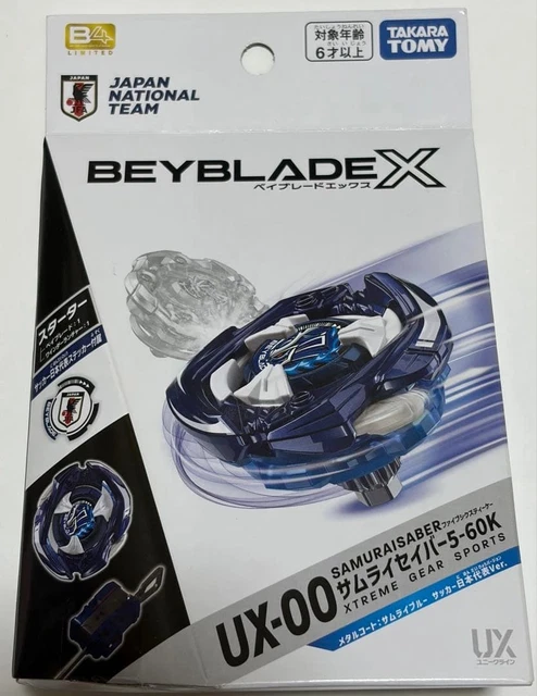 TAKARA TOMY BEYBLADE X UX-00 Samurai Saber 5-60K Metal Coat