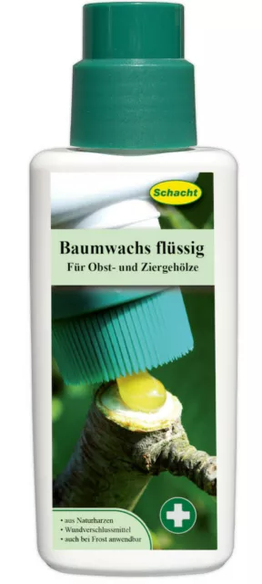 Schacht 250 g Baumwachs flüssig in Pinselflasche Veredelung Obstbaum Zierhölzer