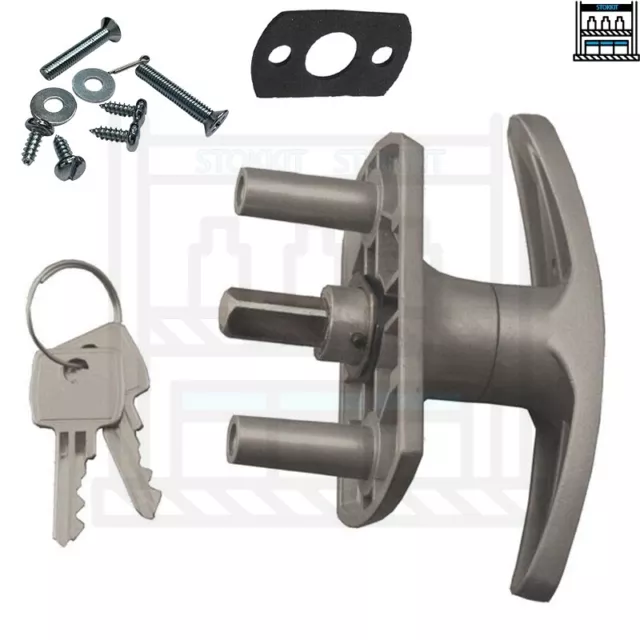 Henderson serratura porta garage parti maniglia a T 35 mm kit riparazione albero corto mandrino