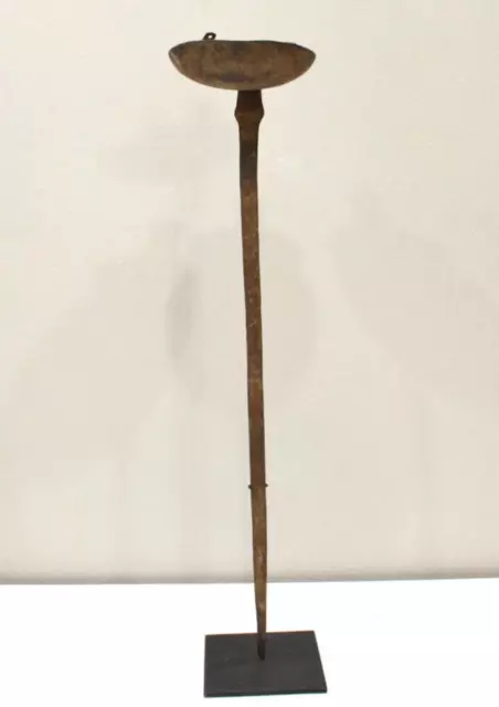 African Metal Oil Lamp Dogon Tribe Mali