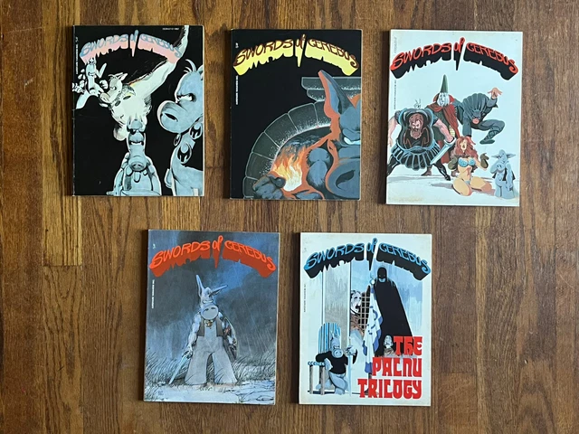 Swords Of Cerebus Dave Sim Aardvark Vanaheim Inc. Graphic Novels Vol #1 2 3 4 5